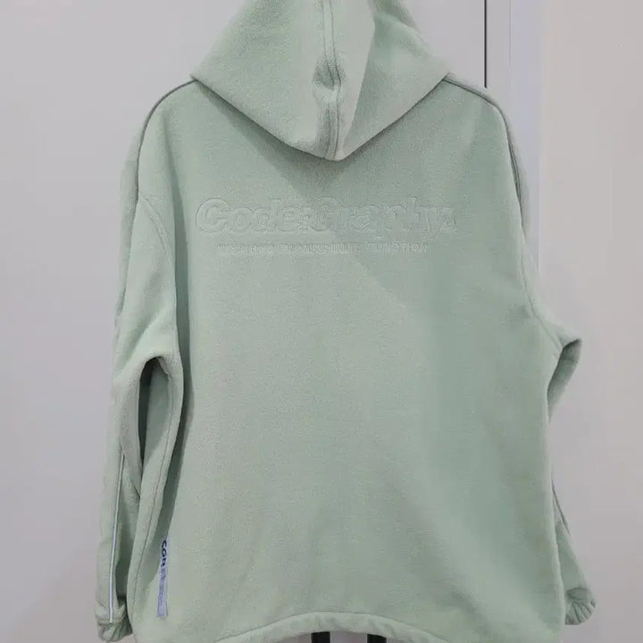 [BUNJANG] Codegraphy Oversized Fleece Hoodie S / 코드그라피 Codeography 오버사이즈 플리스 후드 집업 S