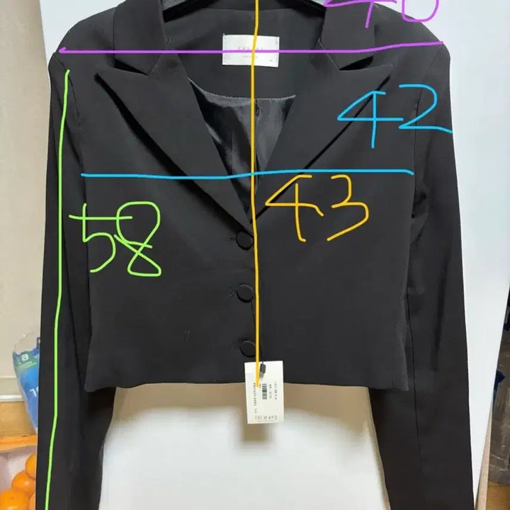 [BUNJANG] The Way Nine Cropped Short Jacket (Size S) / 더웨이나인 숏 자켓 55(S)
