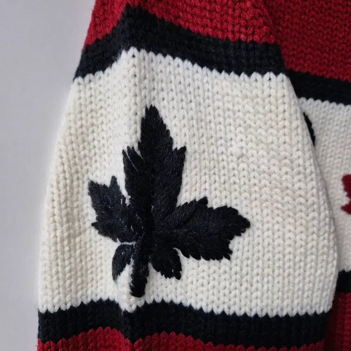 [BUNJANG] 1964 Maple Red Knit Sweater / 1964 메이플 레드 니트 스웨터