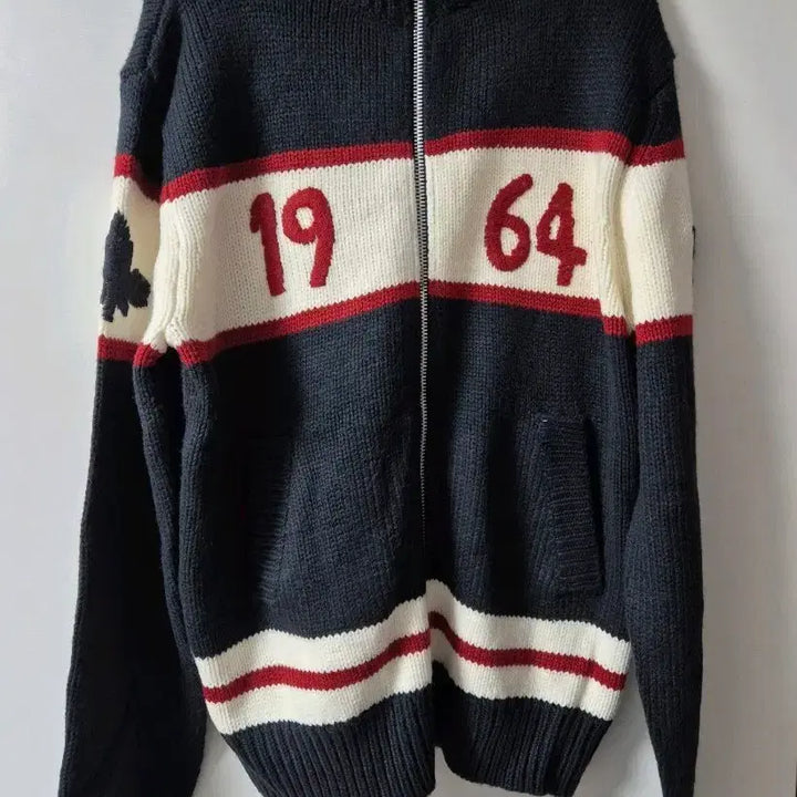 [BUNJANG] Maple Knit Zip-up Cardigan / 메이플 니트 집업 가디건