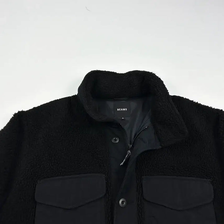 [BUNJANG] BEAMS M65 Fleece Jacket (Black, Size S) / (S) BEAMS 빔즈 재팬 M65 플리스자켓 후리스 블랙