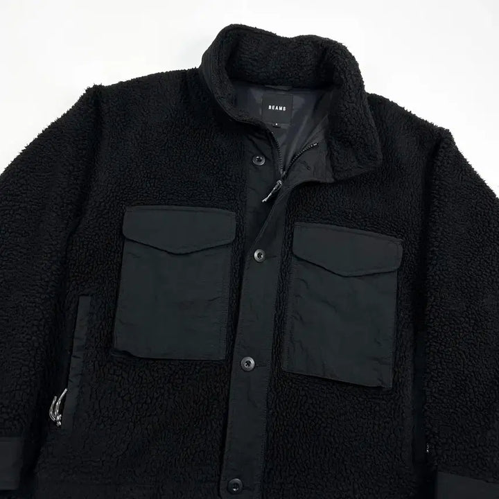 [BUNJANG] BEAMS M65 Fleece Jacket (Black, Size S) / (S) BEAMS 빔즈 재팬 M65 플리스자켓 후리스 블랙