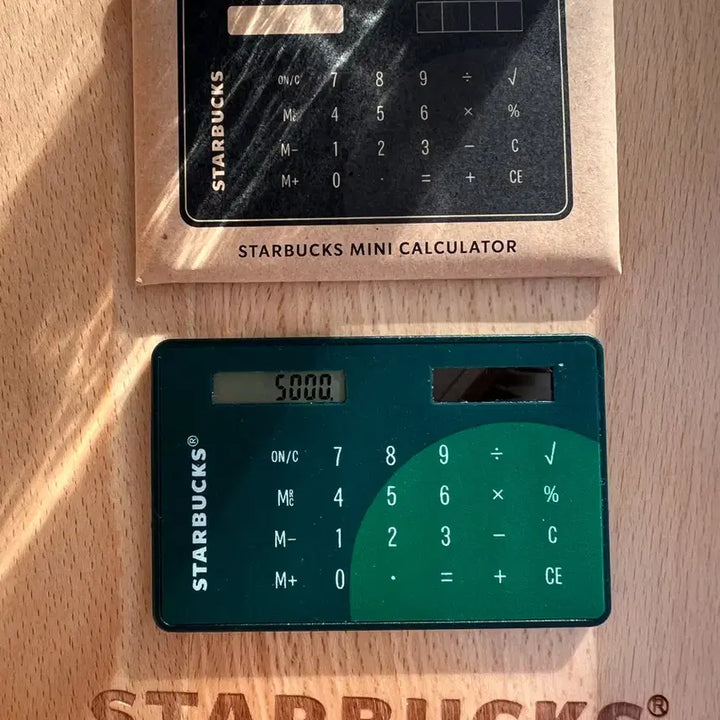 [BUNJANG] Starbucks Mini Calculator / [새상품] 스타벅스 미니 계산기 (희귀템)