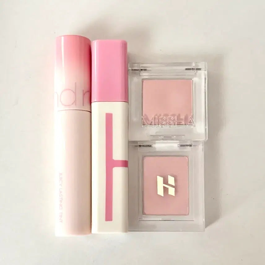 [BUNJANG] Various Korean Cosmetics Bundle Set / 봄 웜 라이트 여쿨 화장품 롬앤 홀리카홀리카 미샤 에이치 틴트 섀도우