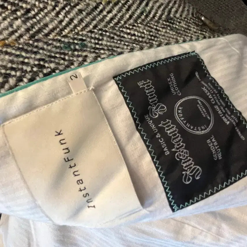 [BUNJANG] InstantFunk Herringbone Wool Double Long Coat / 인스턴트펑크 헤링본 울 더블 롱코트