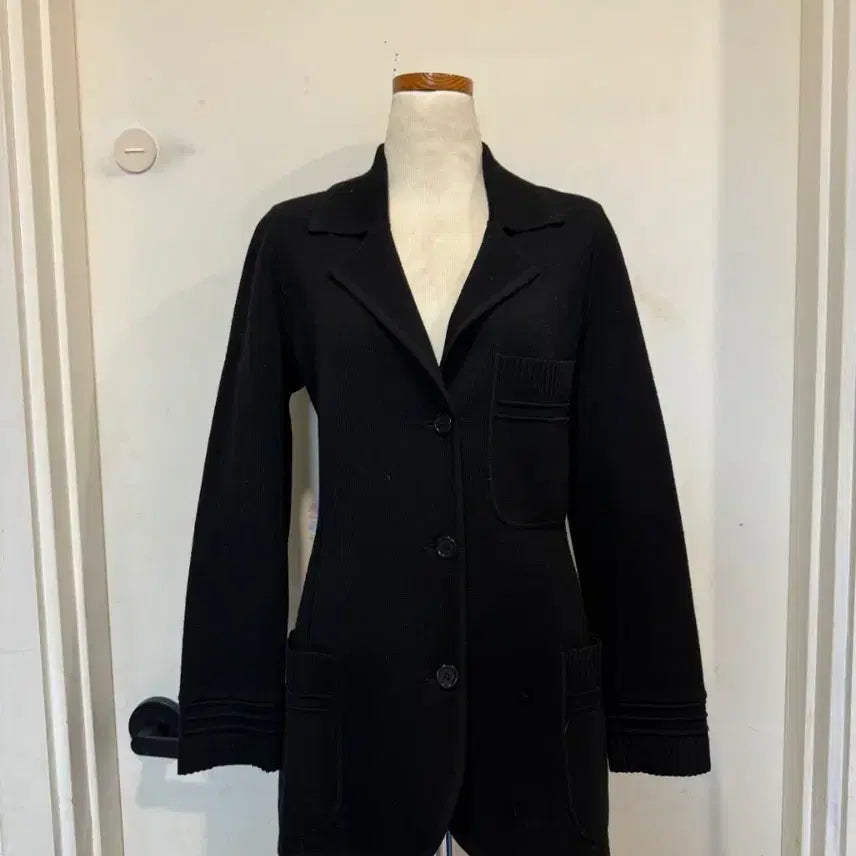 [BUNJANG] Sonia Rykiel Black Knit Jacket / sonia rykiel 소니아리키엘 블랙 니트 자켓