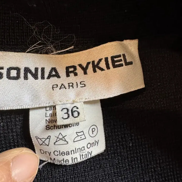 [BUNJANG] Sonia Rykiel Black Knit Jacket / sonia rykiel 소니아리키엘 블랙 니트 자켓