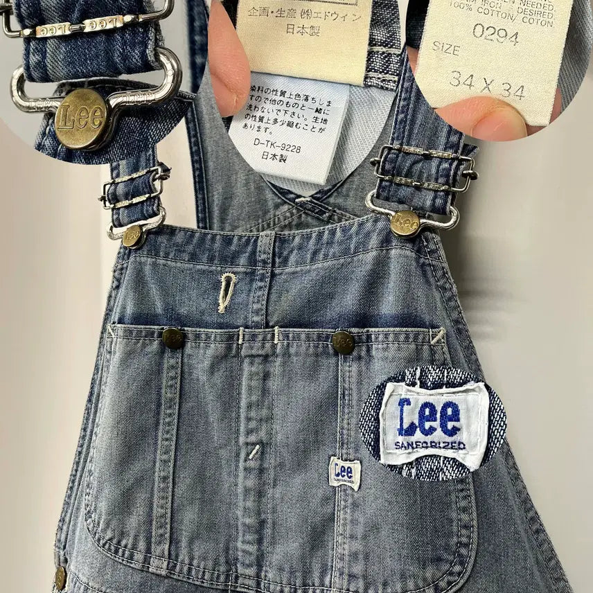 [BUNJANG] LEE 00's Denim Overalls / 00's LEE 데님 오버롤 카펜터 워크웨어 멜빵바지 91-SB