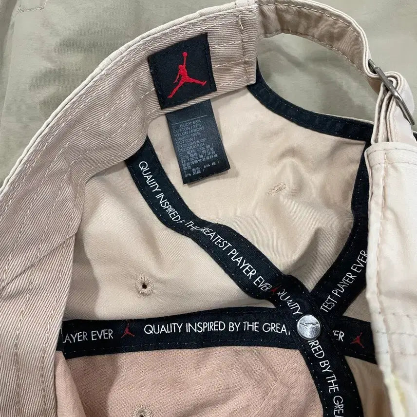 [BUNJANG] Jordan Ball Cap Beige Hat / 조던 볼캡 모자 베이지 ㅡ 남.여 공용 프리사이즈