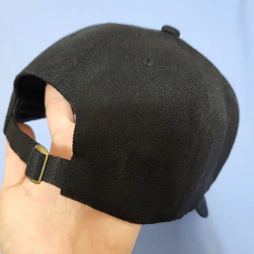 [BUNJANG] Muzi Black Ball Cap / 무지 블랙 볼캡 캡모자