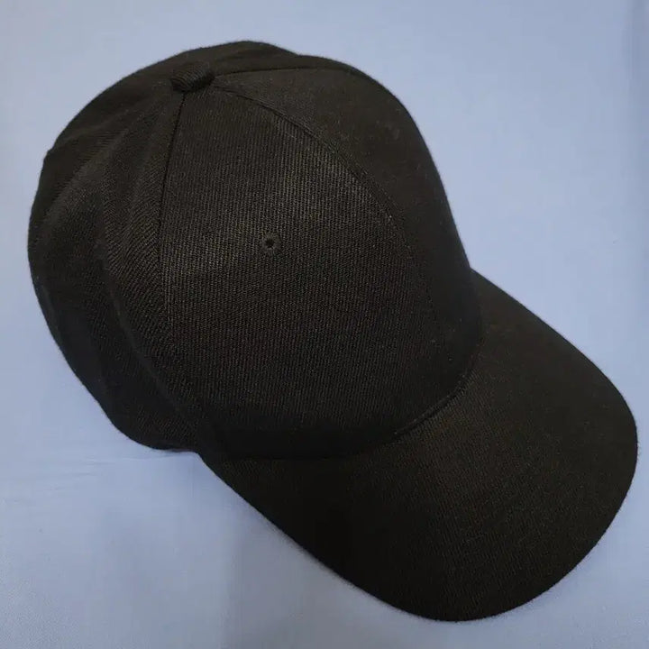 [BUNJANG] Muzi Black Ball Cap / 무지 블랙 볼캡 캡모자