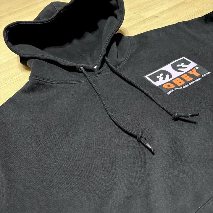 [BUNJANG] Obey Premium Subvert Hoodie Black / [M] 오베이 프리미엄 서번트 후디 후드티 블랙