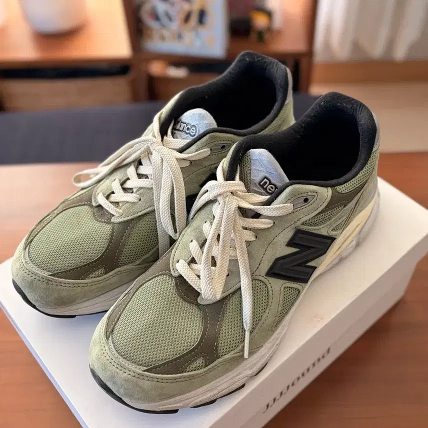 [BUNJANG] New Balance JJJJound 990v3 Olive Sneakers / 뉴발란스 x JJJ자운드 / 990v3 올리브 / 280