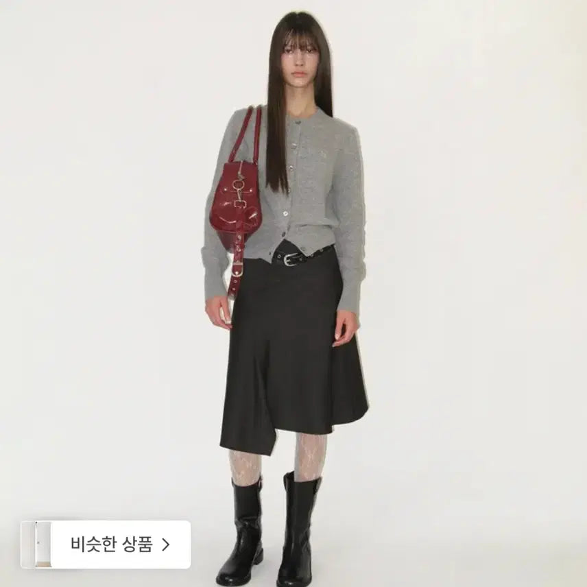 [BUNJANG] Sunburn Project Asymmetric Midi Skirt / 썬번프로젝트 Asymmetric midi skirt 어시매트릭 스커트