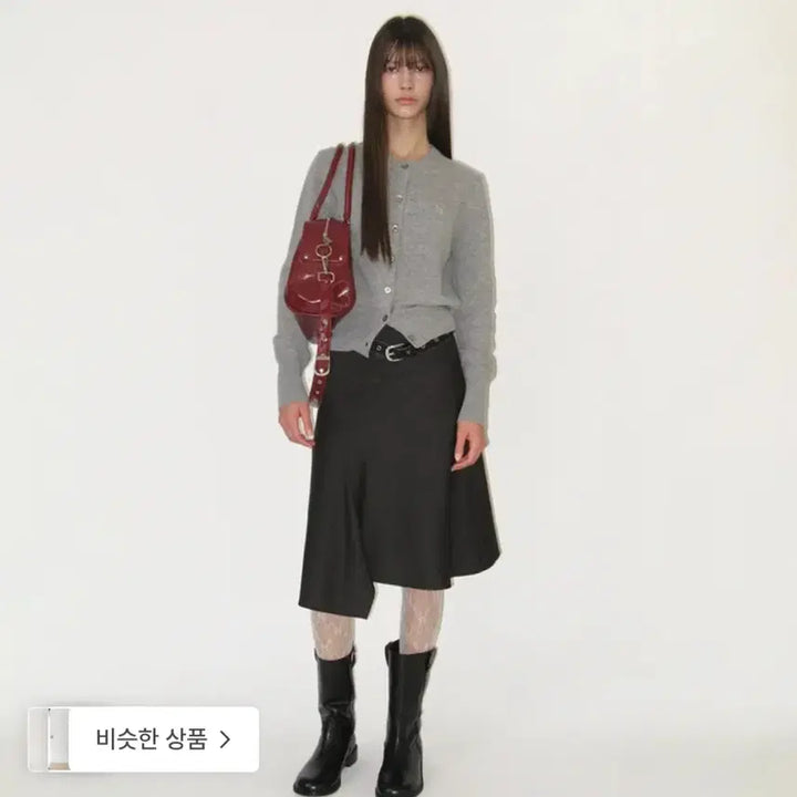 [BUNJANG] Sunburn Project Asymmetric Midi Skirt / 썬번프로젝트 Asymmetric midi skirt 어시매트릭 스커트