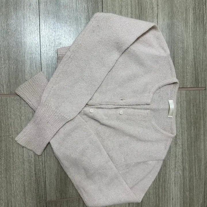 [BUNJANG] 3 Times Mohair Crop Cardigan Pink / 쓰리타임즈 모헤어 크롭 가디건 핑크