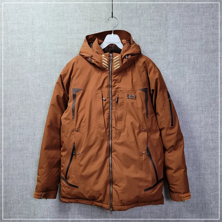 [BUNJANG] K2 Gore-Tex Goose Down Jacket (Men's 95) / 10. K2 아웃도어 브라운 고어텍스 구스자켓 남성95