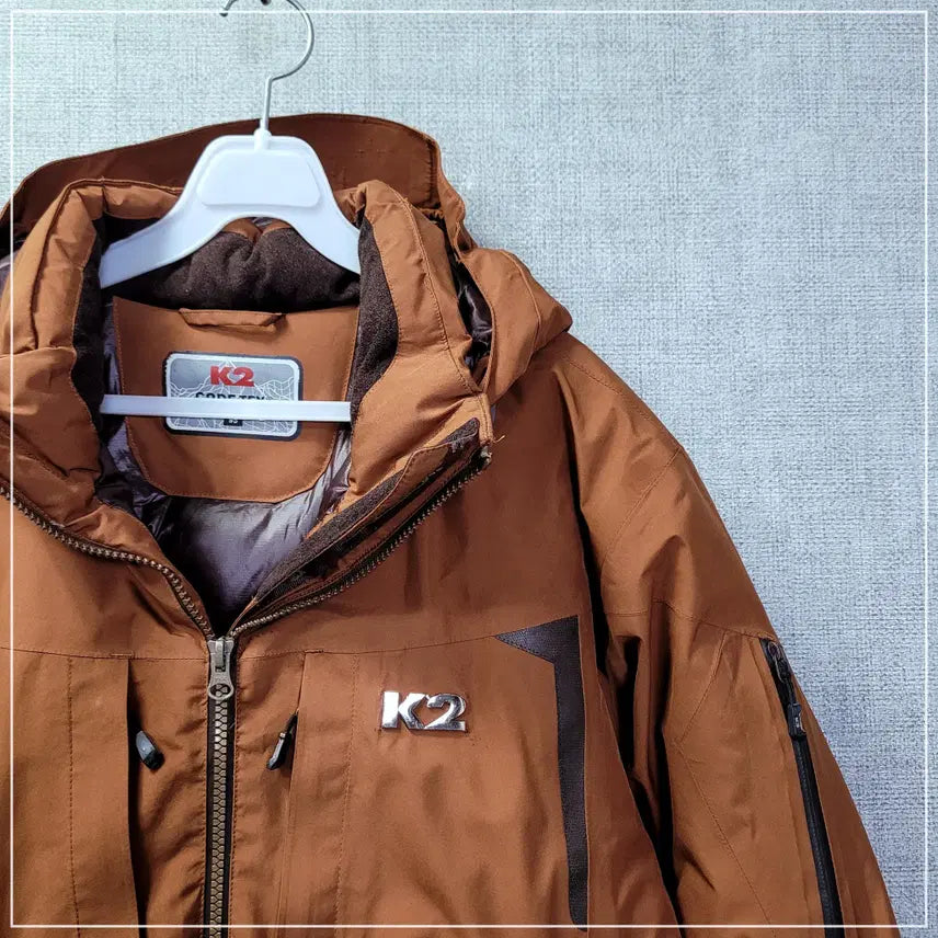 [BUNJANG] K2 Gore-Tex Goose Down Jacket (Men's 95) / 10. K2 아웃도어 브라운 고어텍스 구스자켓 남성95