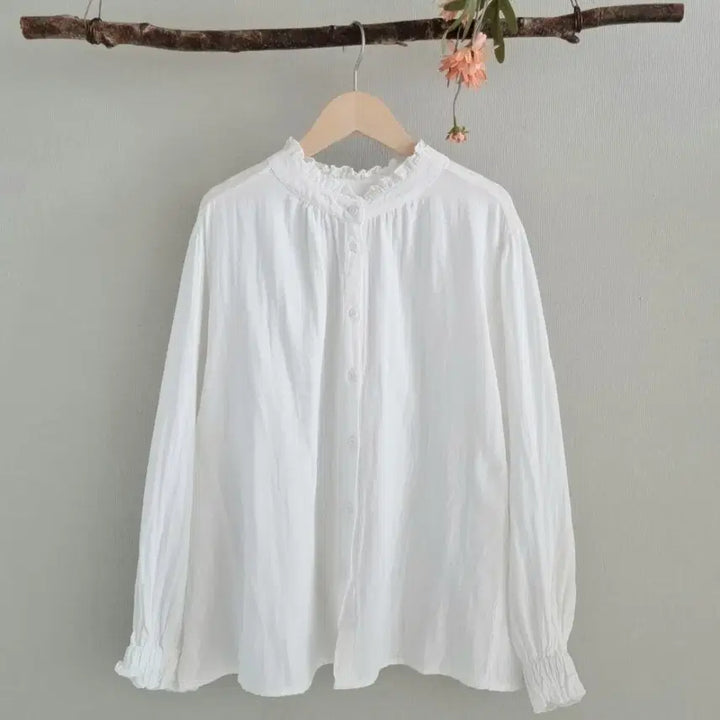 [SOLD OUT] 투웨이 프릴블라우스