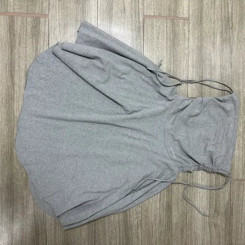 [BUNJANG] 328T Shirred Jersey Skirt / 쓰리투에이티 셔링 언발 져지 스커트 그레이