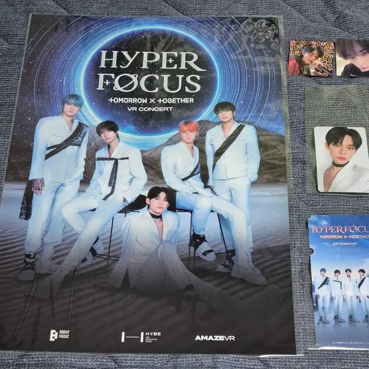[BUNJANG] TXT (Tomorrow X Together) VR Concert Bundle Set / 메가박스 VR콘서트 투바투 오리지널티켓 + 포스터 + 포카  일괄 팝니다
