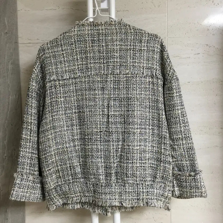 [BUNJANG] Massimo Dutti Oversized Tweed Jacket / 마시모두띠 오버핏 트위드 자켓 55