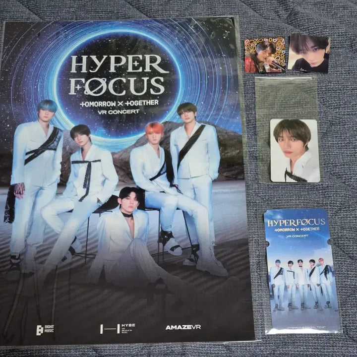 [BUNJANG] TXT (Tomorrow X Together) VR Concert Bundle Set / 메가박스 VR콘서트 투바투 오리지널티켓 + 포스터 + 포카  일괄 팝니다