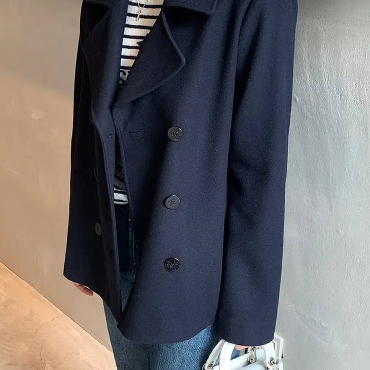 [SOLD OUT] 아이링마켓 더블 피코트 네이비 제작제품