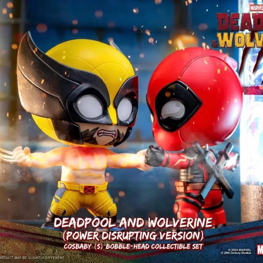 [BUNJANG] Deadpool and Wolverine Cosbaby Figure / 데드풀과 울버린 코스베이비 피규어