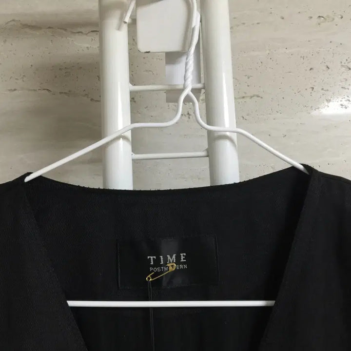 [BUNJANG] TIME Linen Wrap Blouse / (새제품) TIME 타임 블랙 린넨 랩 블라우스 55