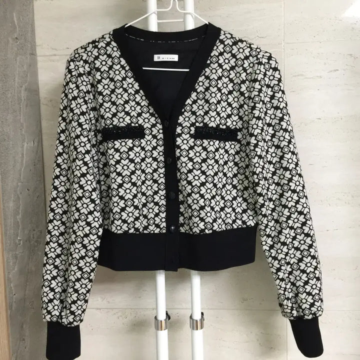 [BUNJANG] It MICHAA 22FW Patterned Cardigan (Size 55) / 잇미샤 22fw 패턴 가디건 55