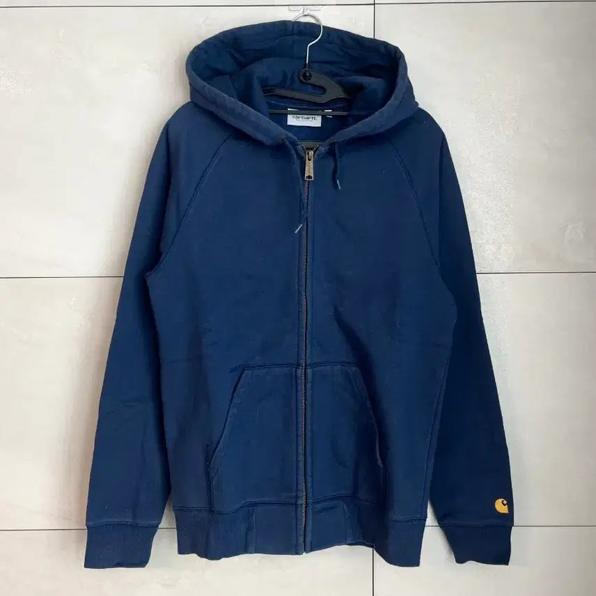 [BUNJANG] Carhartt Navy Hooded Zip-up Jacket [S] / 칼하트 후드집업 네이비 [S]