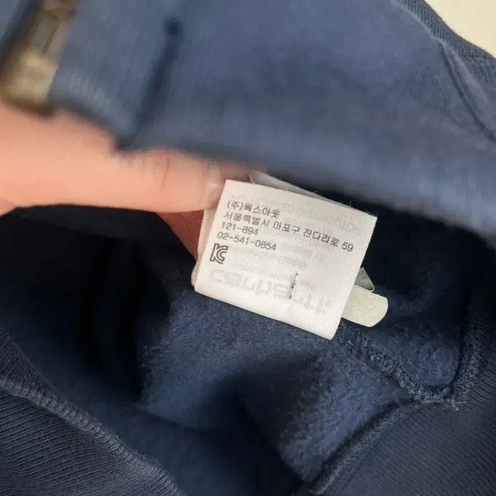 [BUNJANG] Carhartt Navy Hooded Zip-up Jacket [S] / 칼하트 후드집업 네이비 [S]