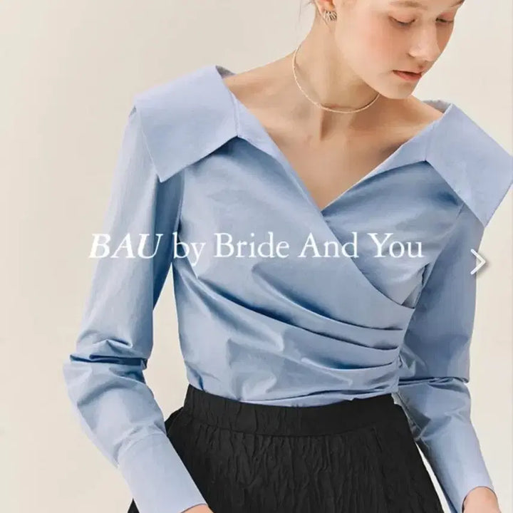 [SOLD OUT] 새상품 Bau 브라이드앤유 ELLIE 블라우스 1사이즈