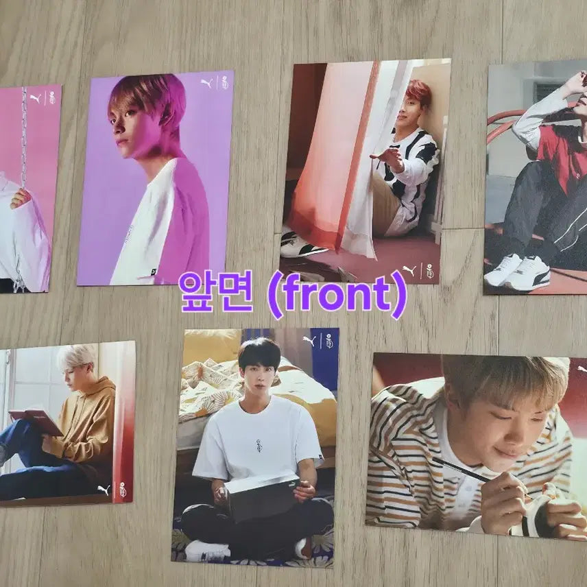 방탄소년단 퓨마 양면 포토카드