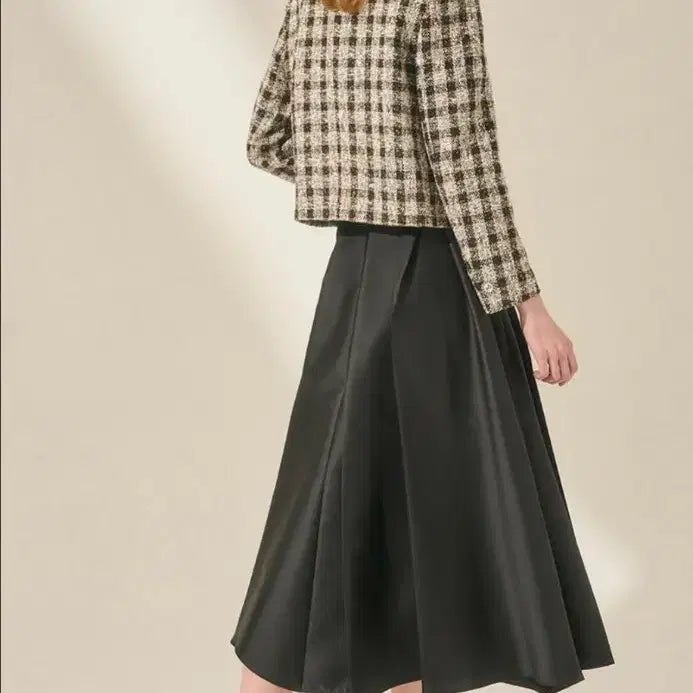 [BUNJANG] Hanseom Mine Tweed Button Up Jacket / 한섬 마인 [새옷] 트위드 플랩 버튼 업 재킷