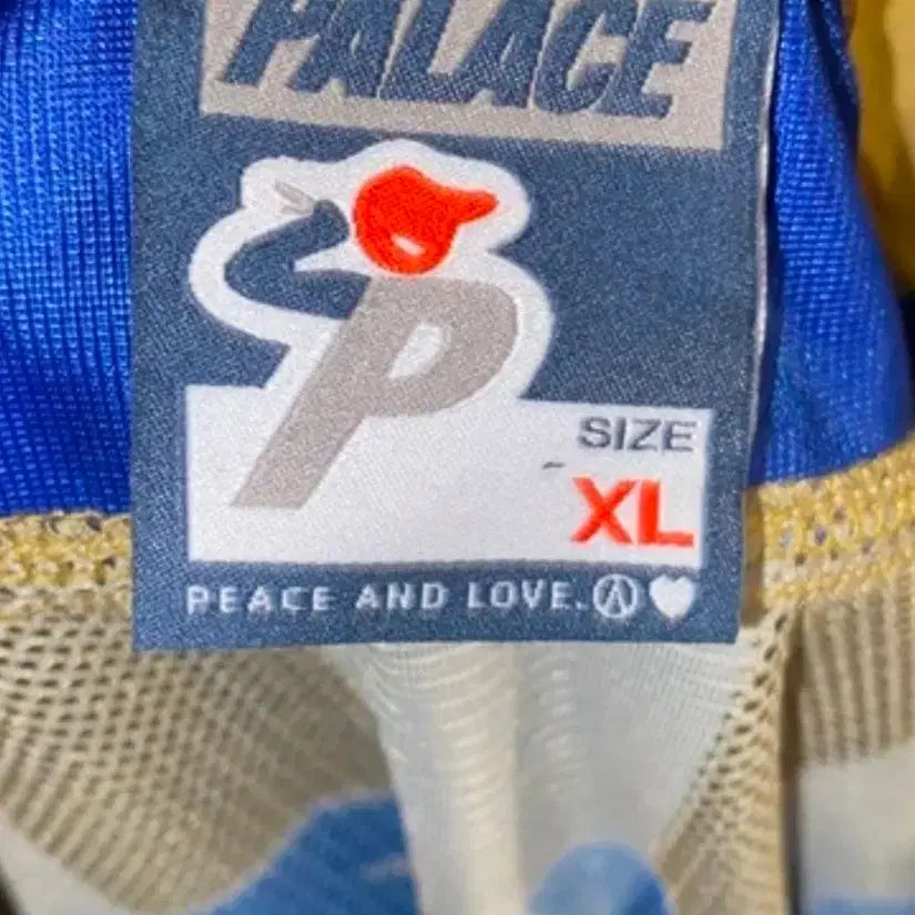 [BUNJANG] Xl Palace Mesh Stripe Jersey Blue Gold / (Xl)팔라스 메쉬 스트라이프 저지 블루 골드