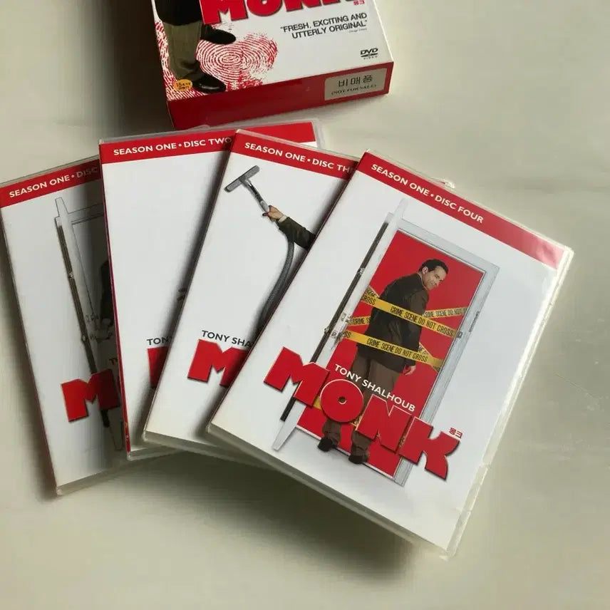 [BUNJANG] Monk Season 1 DVD Box Set / 몽크 시즌1 DVD