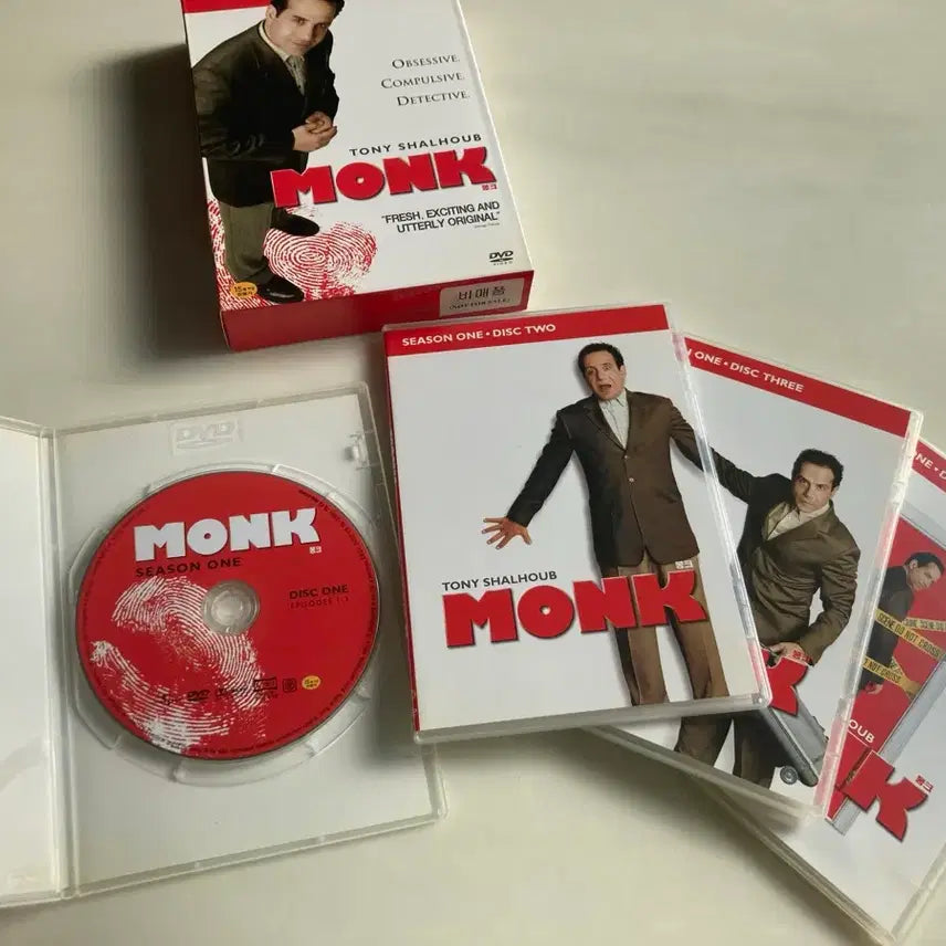[BUNJANG] Monk Season 1 DVD Box Set / 몽크 시즌1 DVD
