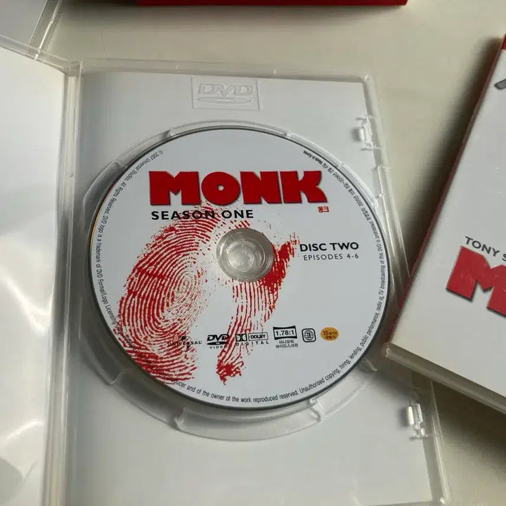 [BUNJANG] Monk Season 1 DVD Box Set / 몽크 시즌1 DVD