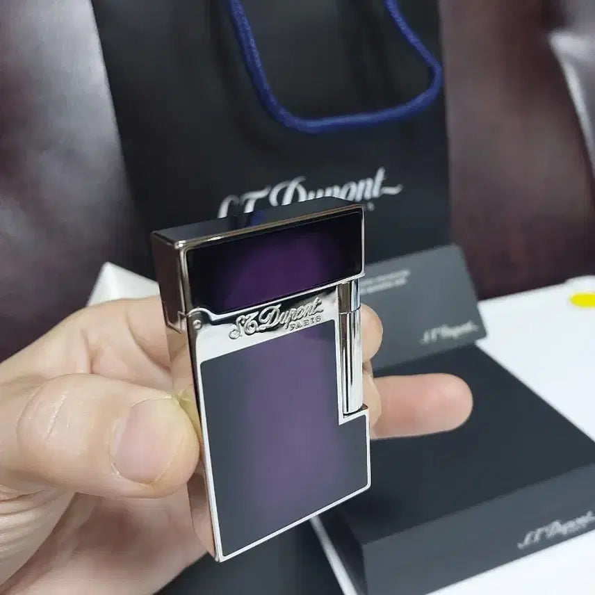 [BUNJANG] Dupont Line 2 Atelier Purple Lighter / [새상품,한정판] 듀퐁라이터 라인2 신형 ca16260 아뜰리에 퍼플