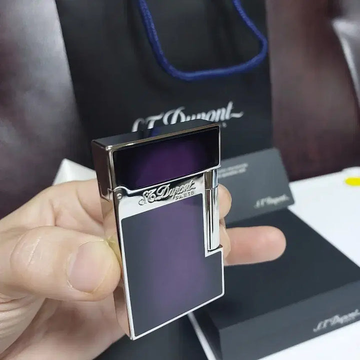 [BUNJANG] Dupont Line 2 Atelier Purple Lighter / [새상품,한정판] 듀퐁라이터 라인2 신형 ca16260 아뜰리에 퍼플