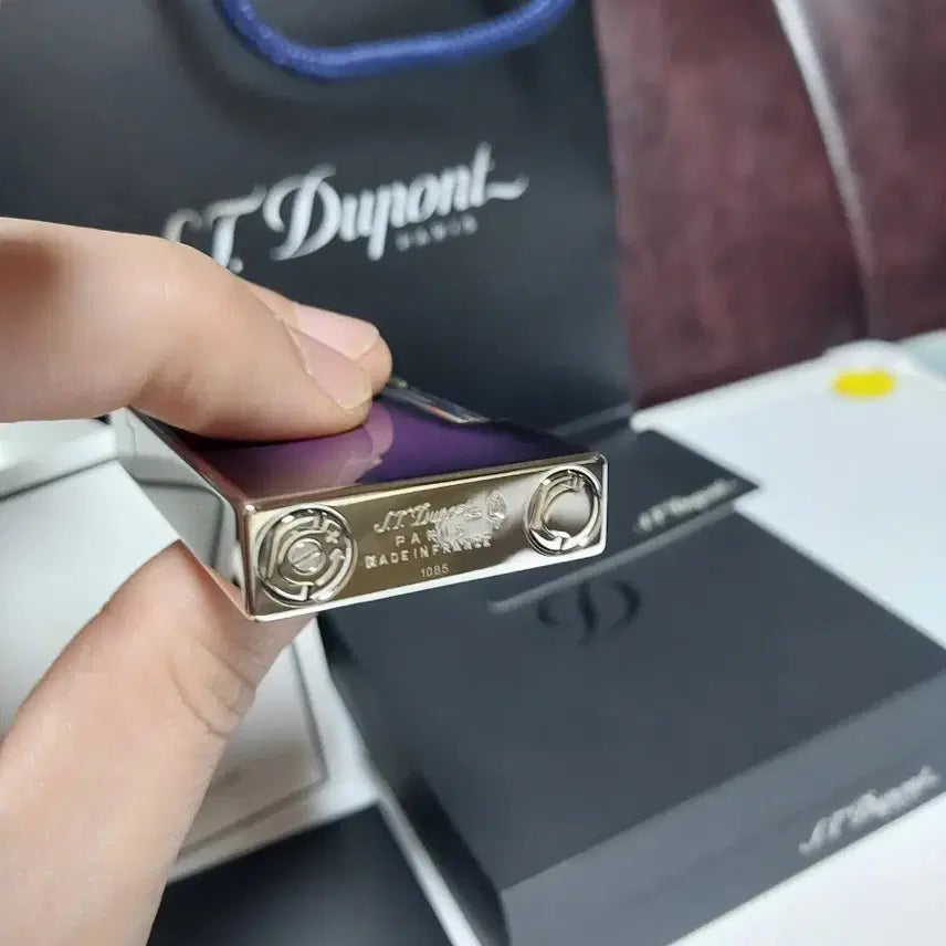 [BUNJANG] Dupont Line 2 Atelier Purple Lighter / [새상품,한정판] 듀퐁라이터 라인2 신형 ca16260 아뜰리에 퍼플