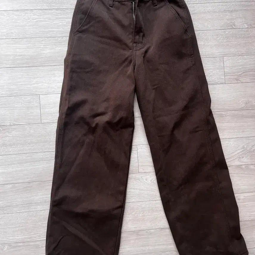 [BUNJANG] Brown Wide Pants / 브라운 와이드팬츠