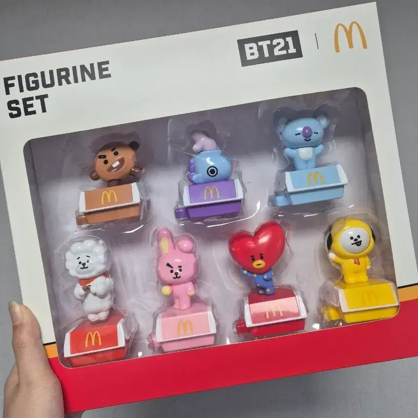 [BUNJANG] BT21 McDonald's Figure Set / 맥도날드 BT21 피규어 풀세트