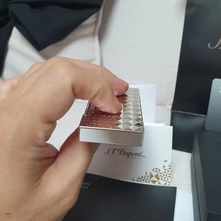 [BUNJANG] Dupont Line 2 CA16066 Diamond Head Palladium Lighter / [풀세트] 듀퐁라이터 라인2 신형 ca16066 다이아몬드 헤드 팔라듐