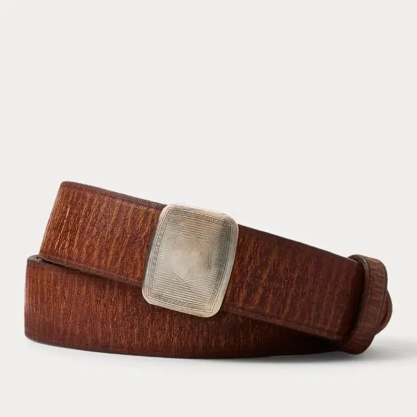 [BUNJANG] RRL Vincent Belt Brown 36 / RRL 더블알엘 빈센스벨트 브라운 36사이즈 신품급