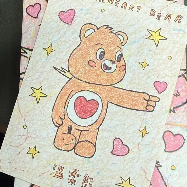 [BUNJANG] Popmart Zigger x Care Bears Tenderheart Bear Figure / [미개봉]팝마트 지거x케어베어 텐더하트베어 피규어