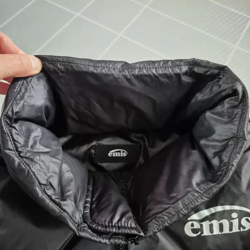 [BUNJANG] EIMIS New Logo Duck Down Short Padded Jacket / 이미스 뉴로고 덕다운 숏패딩 S