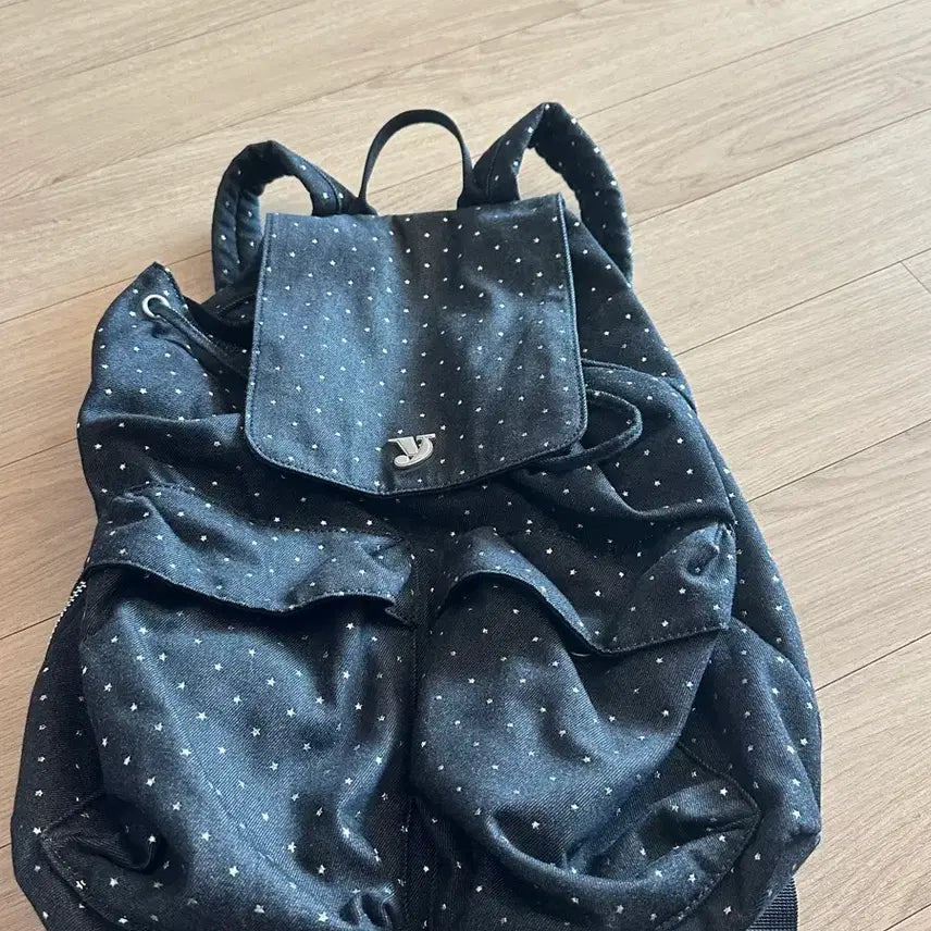 [BUNJANG] Yeomi Mini Day Star Black Backpack / 여밈 미니데이 스타블랙 백팩
